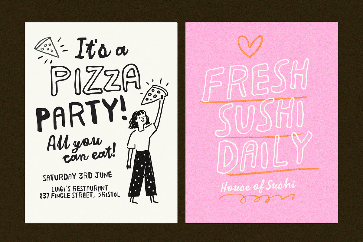 Butter And Crumb Font Duo, a Handwritten Font by Nicky Laatz (Photo 4 of 19)