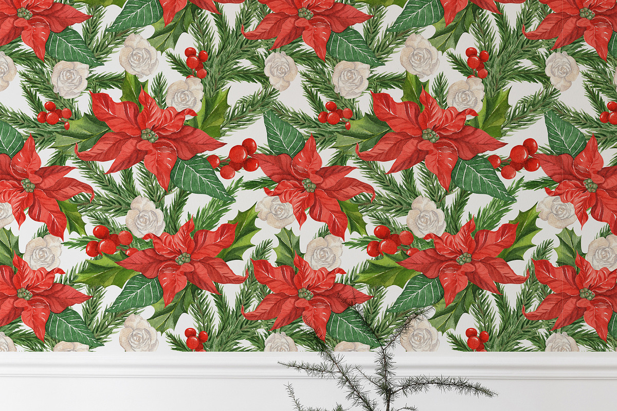 Warm Christmas Watercolor, a Seasonal Illustration by Catch the Dream Art (Photo 20 of 21)