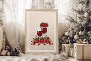 Christmas Wine Glass PNG, an Illustration by DreamArtGraphic (Thumbnail 3 of 5)