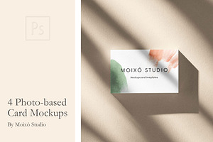 4 Photo-based Card Mockups