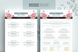 Vintage Resume Template Fransisca