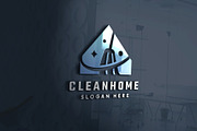 Clean Home Service Logo, a Branding & Logo Template by Design_Planet (Thumbnail 3 of 4)