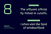 Osaca, a Sans Serif Font by Rosario Nocera (Thumbnail 5 of 12)