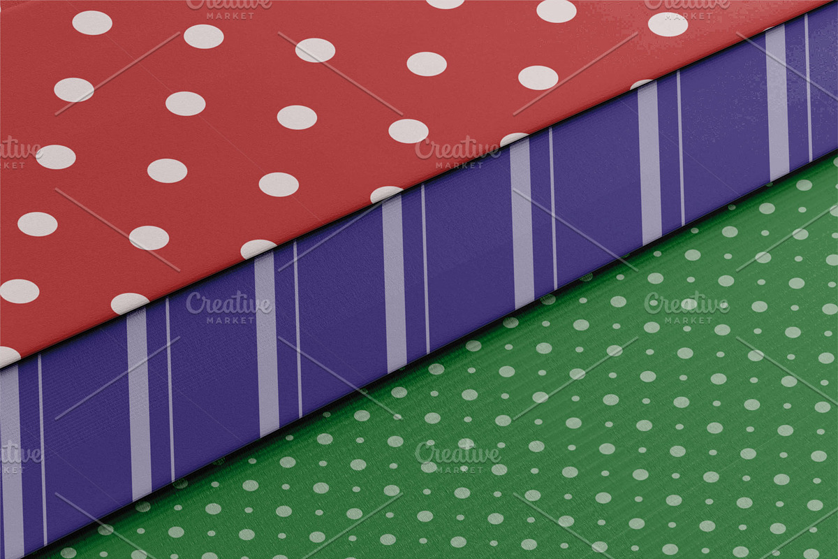 Color dot stripe seamless patterns, a Pattern Graphic by ExpressShop (Photo 4 of 5)