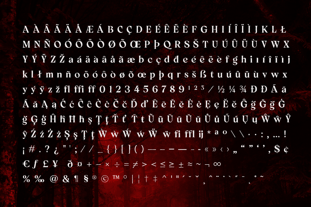 Fright Series – Horror Serif Font, a Serif Font by Yukita Creative (Photo 8 of 8)