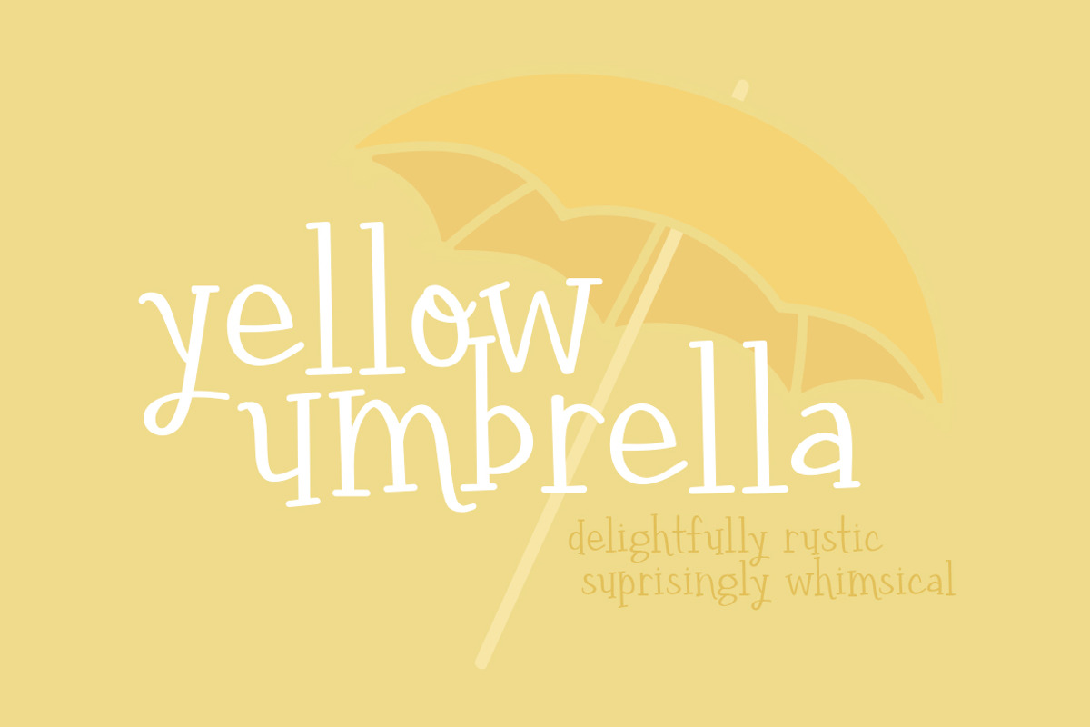 Yellow Umbrella