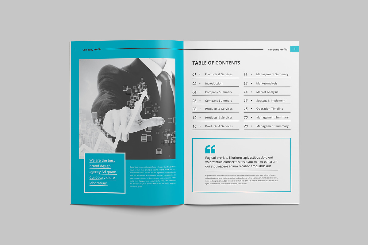 Brochure Design, a Brochure Template by Tanber Hossen (Photo 2 of 13)