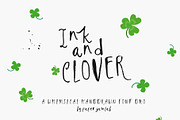 Ink & Clover. A Whimsical Font Duo, a Handwritten Font by PaperJamLab (Thumbnail 18 of 18)