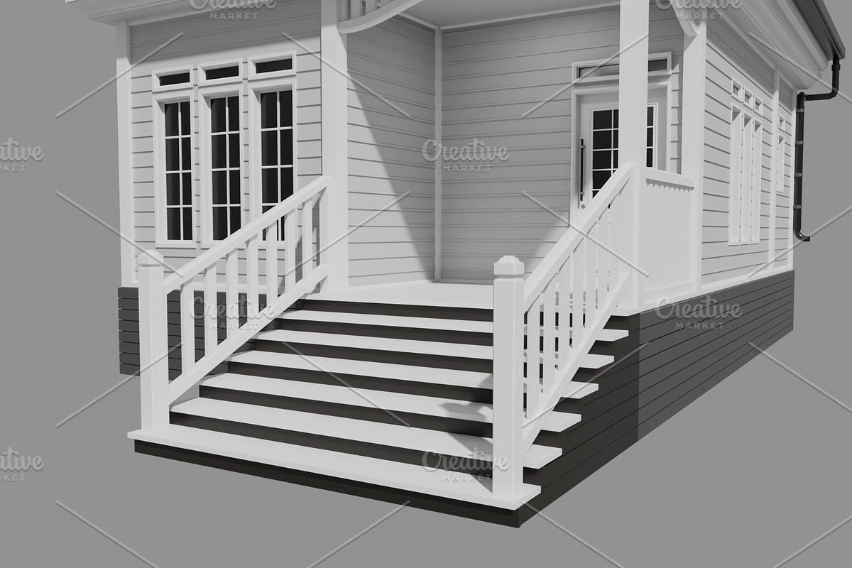 House Building - Type 1, an Architecture 3D Model by mrfauzi (Photo 15 of 22)