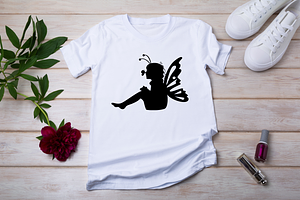 Fairy Butterflies Silhouettes SVG