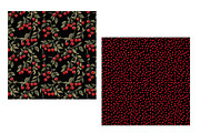 Cherries Digital Paper, a Texture Illustration by Designworld (Thumbnail 4 of 5)