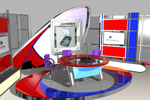 TV News Studio 005