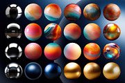 310 Abstract & Sphere PNG Elements, an Object Graphic by Graphicdome (Thumbnail 29 of 52)