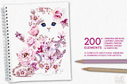 Drawing & Sketching Toolkit, a Brush Add-On by Pretty Little Lines (Thumbnail 3 of 19)