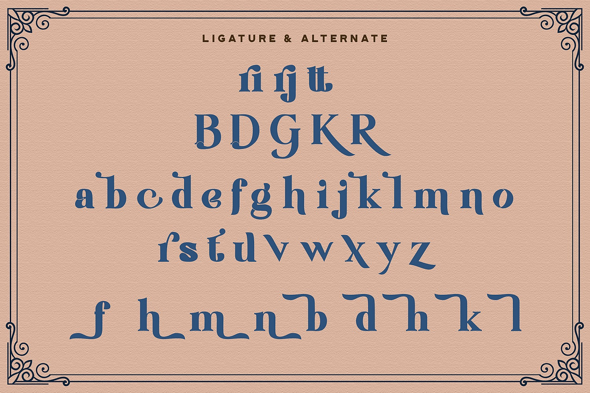 Rudisfave - Decorative Serif Font, a Serif Font by StringLabs (Photo 11 of 11)