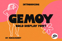 Gemoy – Bold Chunky Display Font