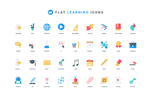 School education training icons, an Education Illustration by Lemberg Vector