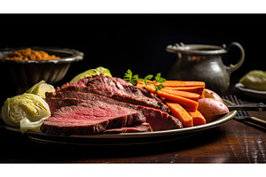 day corn beef and cabbage ai, a Food & Drink Photo by pikepicture