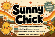 Sunny Chick, a Slab Serif Font by Wow Magic (Thumbnail 2 of 4)