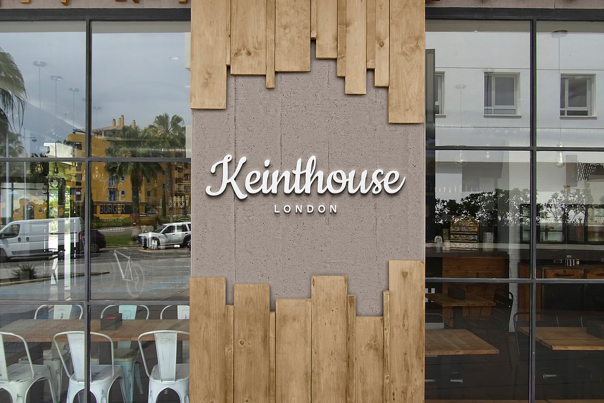 Logo Mockup 3D Sign Restaurant, a Product Mockup by Asylab (Photo 3 of 5)