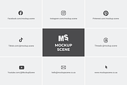 Book Mockup Kit for Canva Hard Cover, a Books & Magazine Mockup by Mockup Scene (Thumbnail 10 of 10)