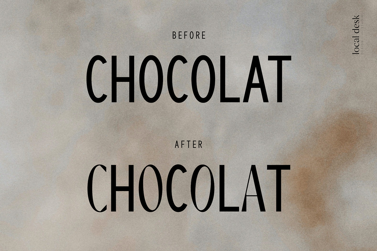 Loakberg – Extravagant Display Font, a Sans Serif Font by Local Desk Designstudio (Photo 5 of 17)