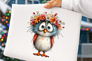 Spring cute baby birds clipart, an Illustration by SinaCreation (Thumbnail 11 of 11)