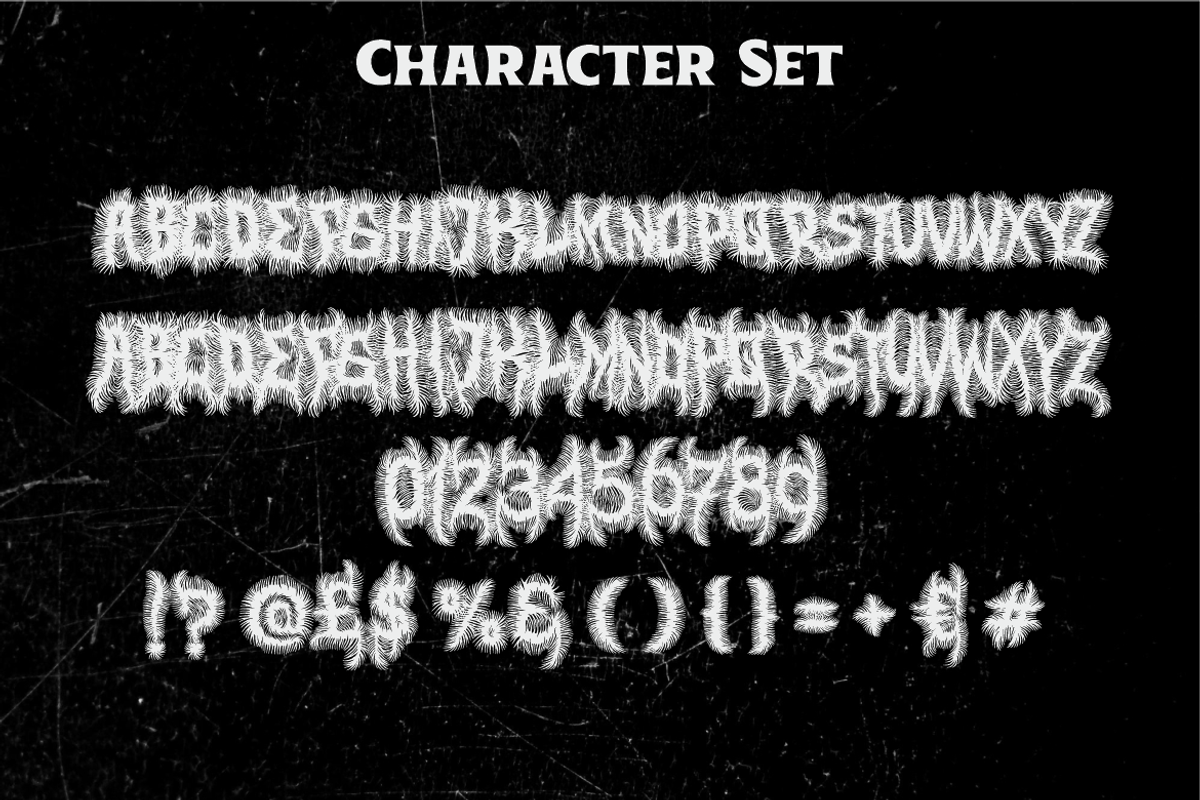Raven Spike Extreme Black Metal Font, a Blackletter Font by PutraCetol Studio (Photo 5 of 5)