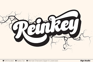 Reinkey - Bold Brush Script