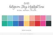 648 Instagram Story Highlight Covers, a Social Media Template by The Brand Pub (Thumbnail 4 of 4)