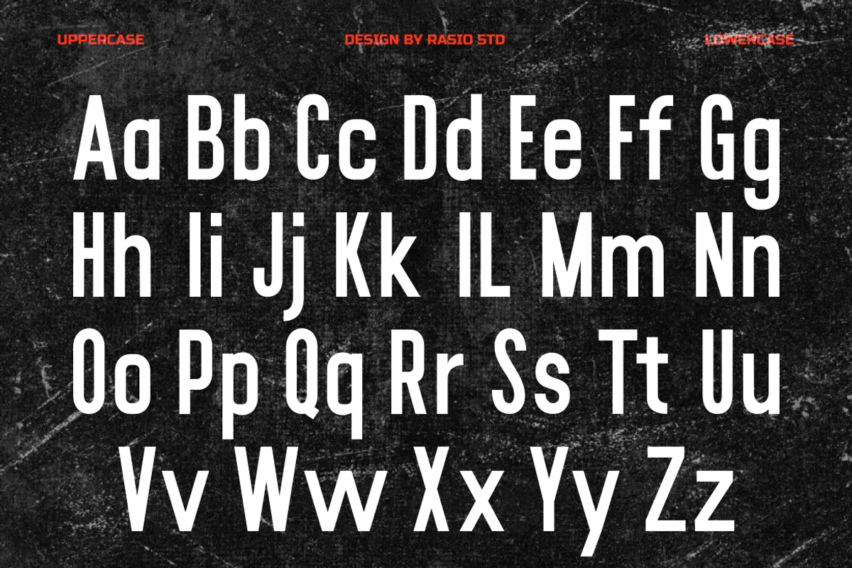 Roloker Condensed Headline Font, a Sans Serif Font by Rasio Studio (Photo 2 of 9)