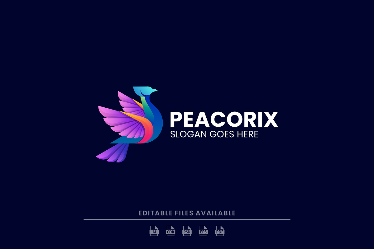 Gradient Modern Peacock Logo Design, a Branding & Logo Template by Artnivora.Std