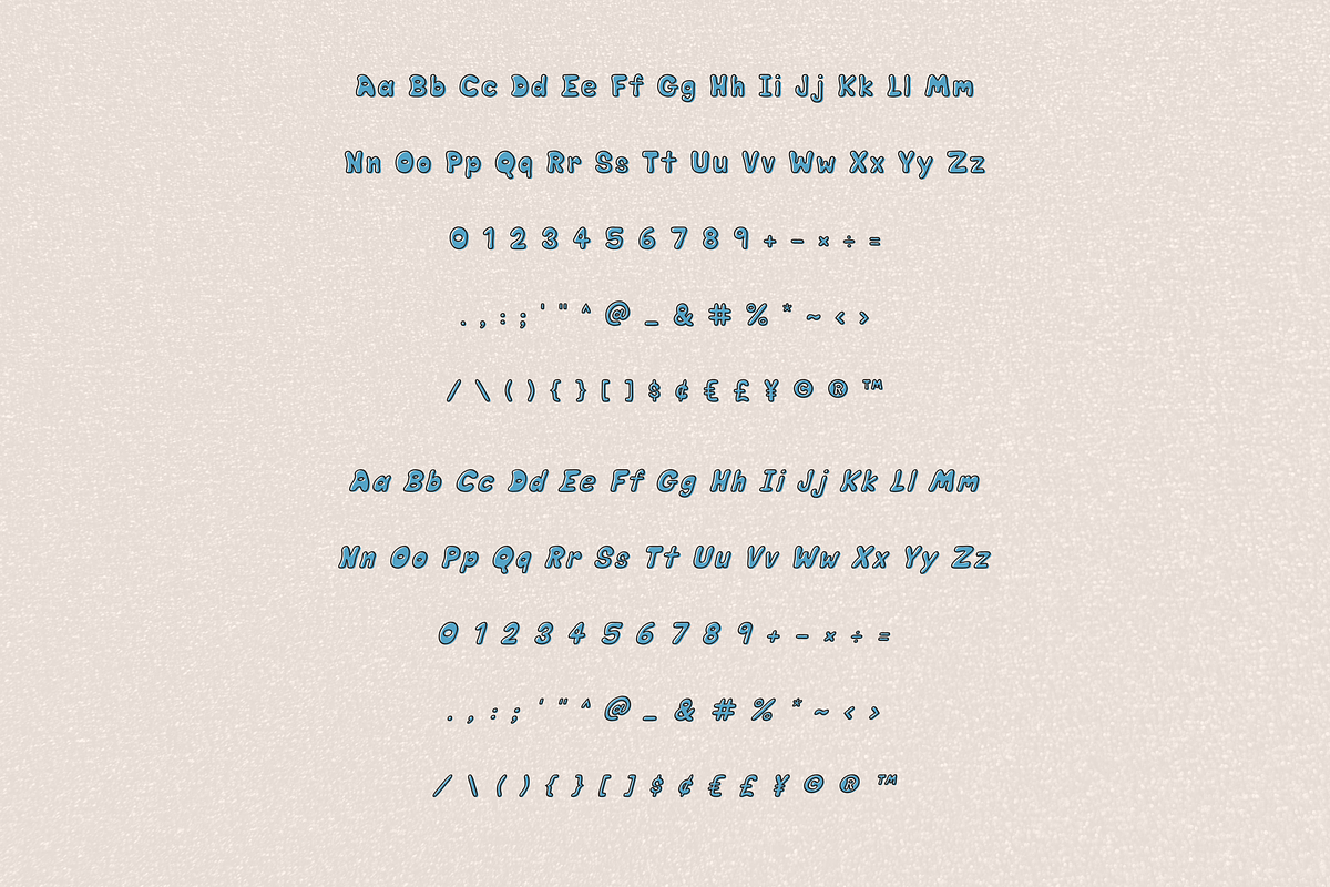 Retro bubble font-Bubble Soda, a Handwritten Font by ZoloDesignHub (Photo 5 of 9)