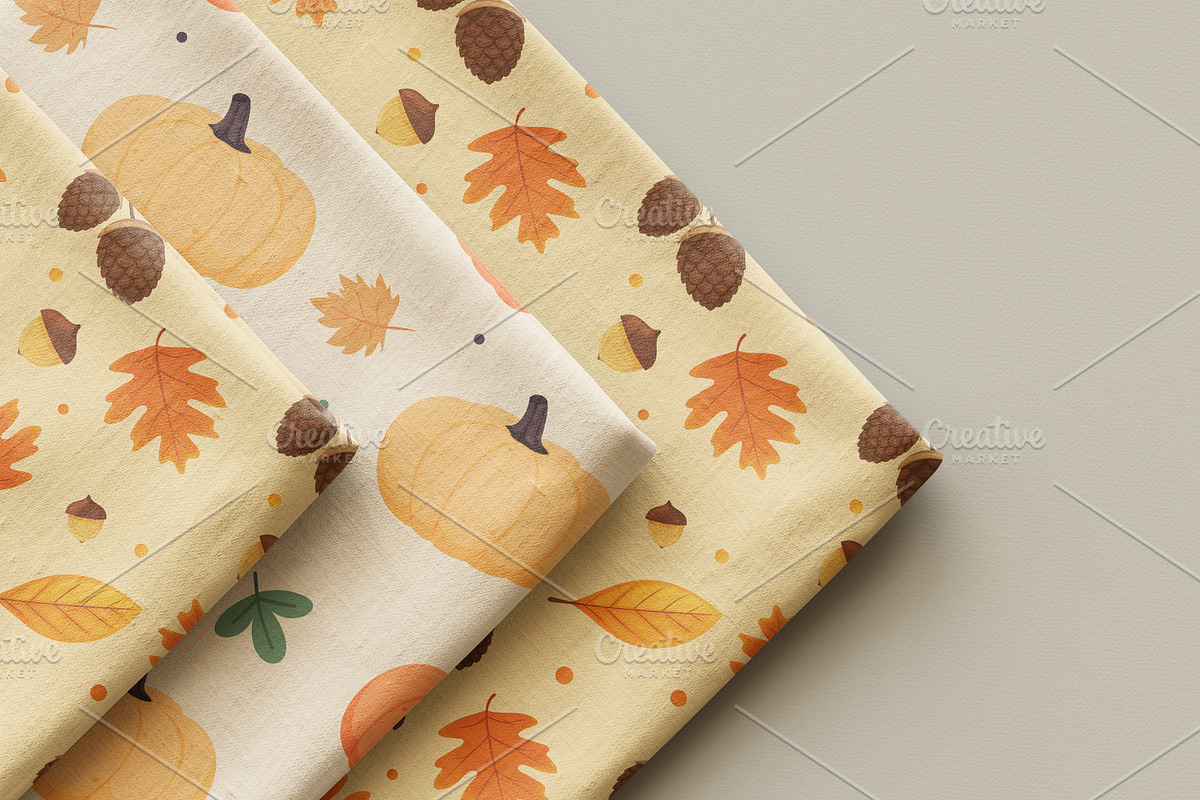Autumn Patterns Collection, a Pattern Graphic by AnnMsl Lab (Photo 2 of 3)