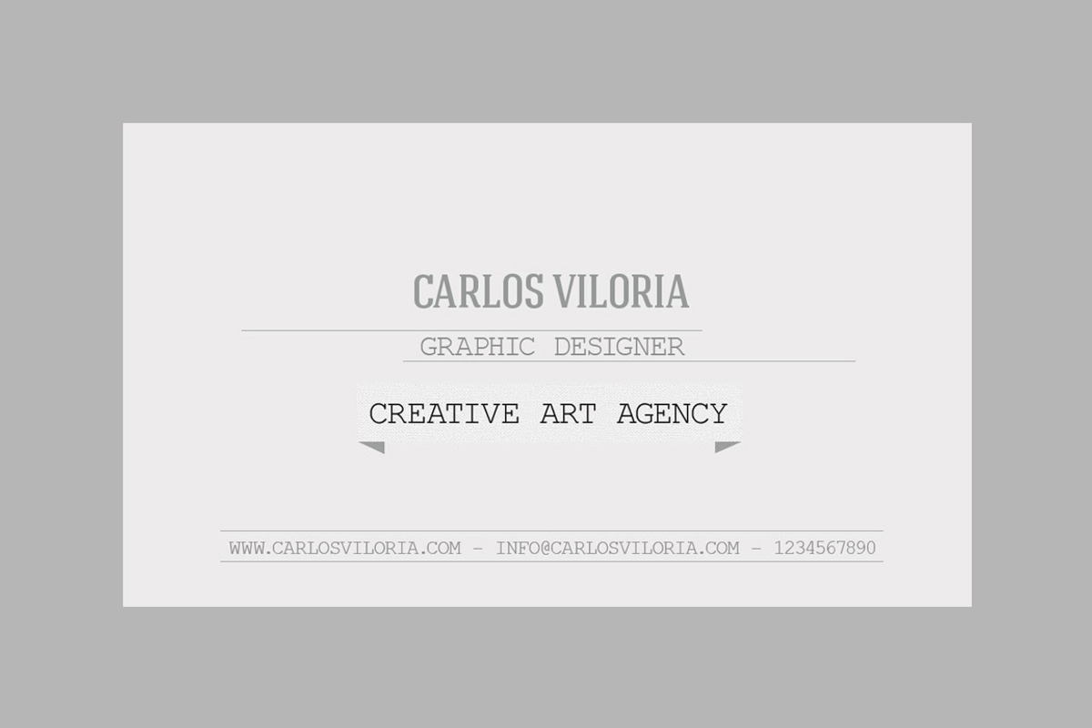 Retro Business Card 01, a Business Card Template by Mockups by Carlos Viloria (Photo 5 of 5)