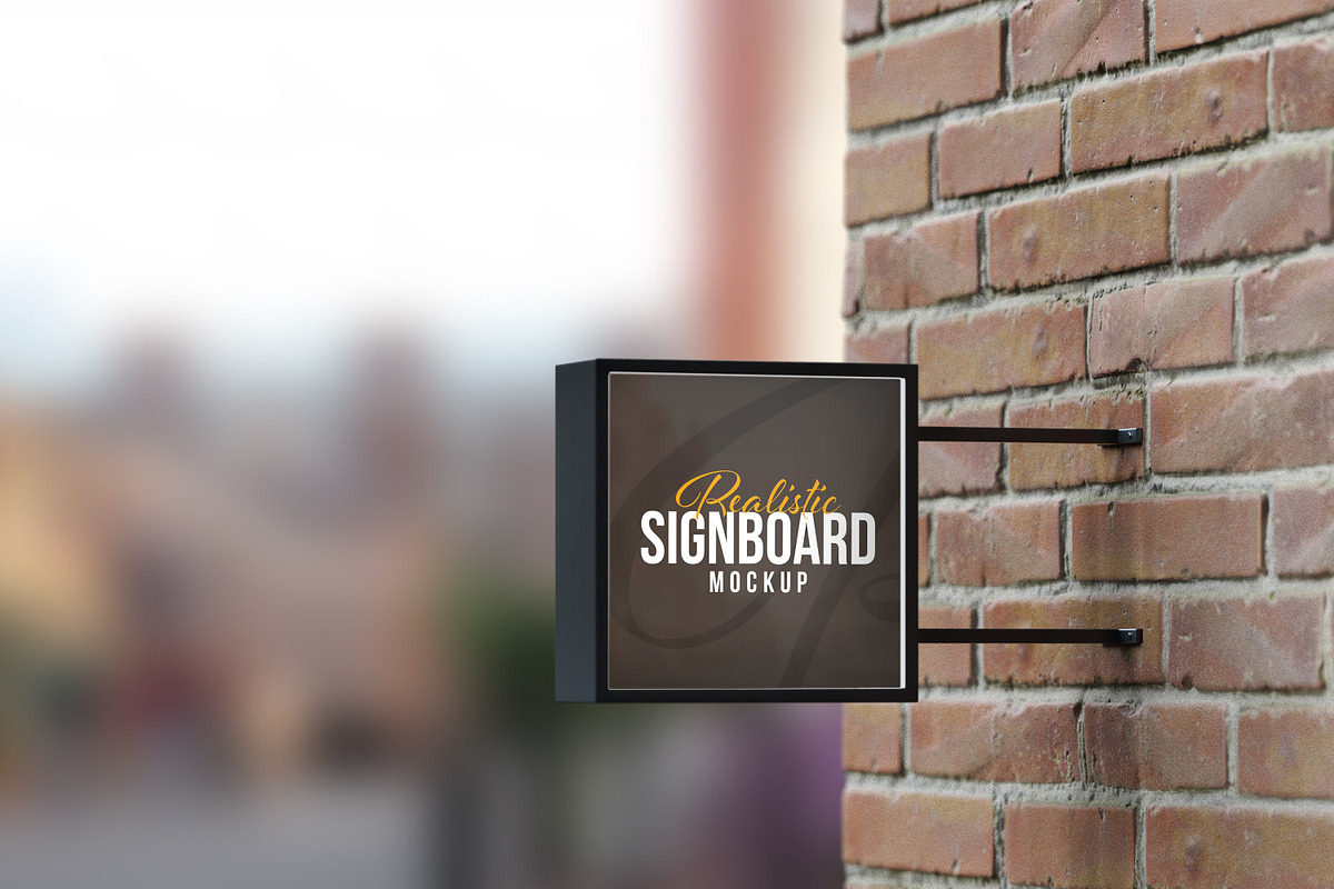 Realistic Signboard Mock-up, a Product Mockup by Propex (Photo 5 of 9)