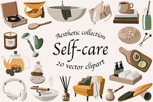 Self-care vector clipart