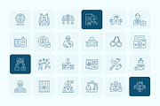 630 Peace and Protection Icon, an Outline Icon by Prosymbols (Thumbnail 8 of 15)