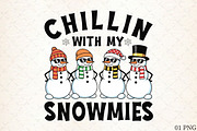 Chillin with My Snowmies PNG, an Illustration by Libby Wishes (Thumbnail 1 of 6)