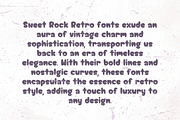 Sweet Rock Retro - Handwriting, a Handwritten Font by Charmingbear59.design (Thumbnail 2 of 5)