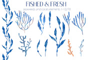 Fished & Fresh Seafood poster maker, a Food Illustration by Elena Dorosh (Thumbnail 3 of 18)