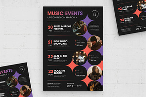 Event Schedule Flyer Template