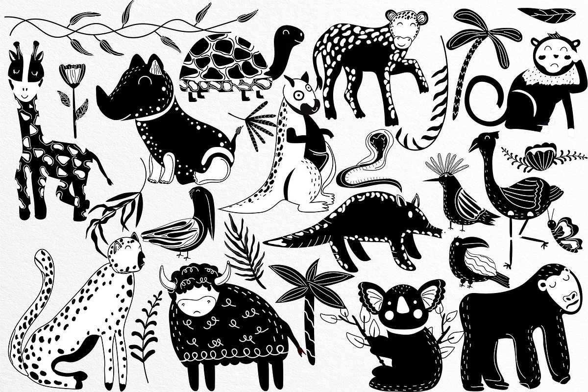 Jungle Animals collection, an Animal Illustration by Usis (Photo 12 of 20)