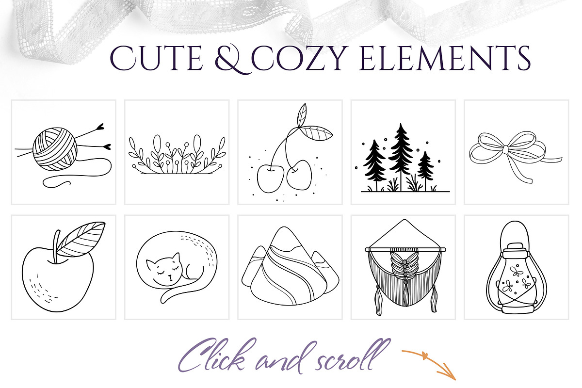 Simple things branding set, a Branding & Logo Template by Beauty Drops (Photo 3 of 9)