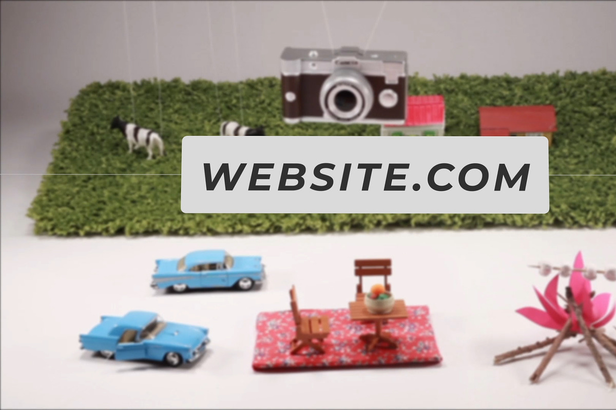 3D Village Vibe Scene for DaVinci, a Templates & Theme by FlashFXbox (Photo 1 of 2)