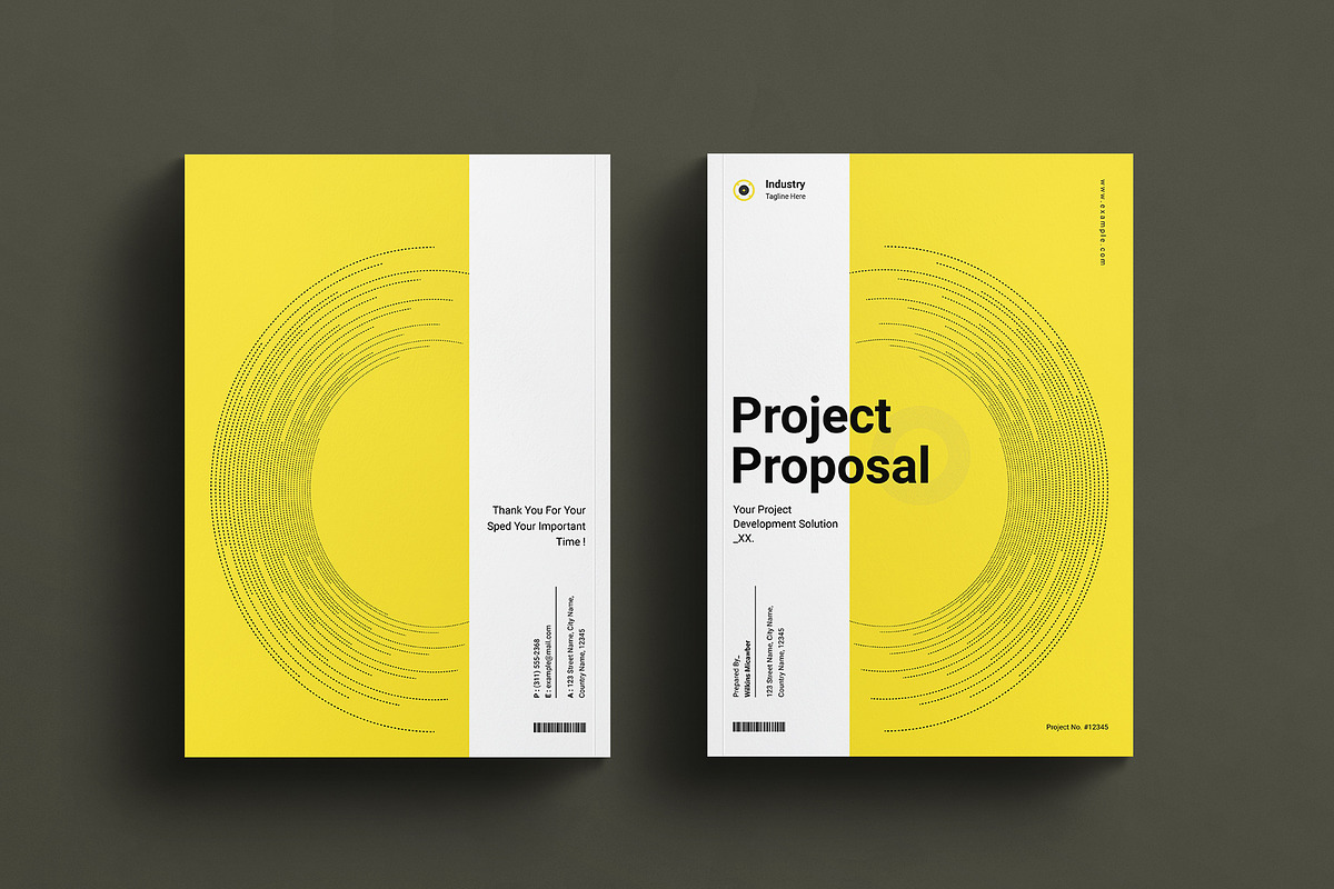 Project Proposal Template, a Brochure Template by E-Type (Photo 6 of 6)