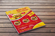 Flyer Mega Burger, a Flyer Template by DesignsStore (Thumbnail 2 of 2)