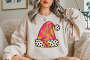 Brushstroke Santa Hat Sublimation, a Seasonal Illustration by YA Design (Thumbnail 2 of 4)