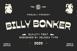 Billy Bonker | Vintage Sans