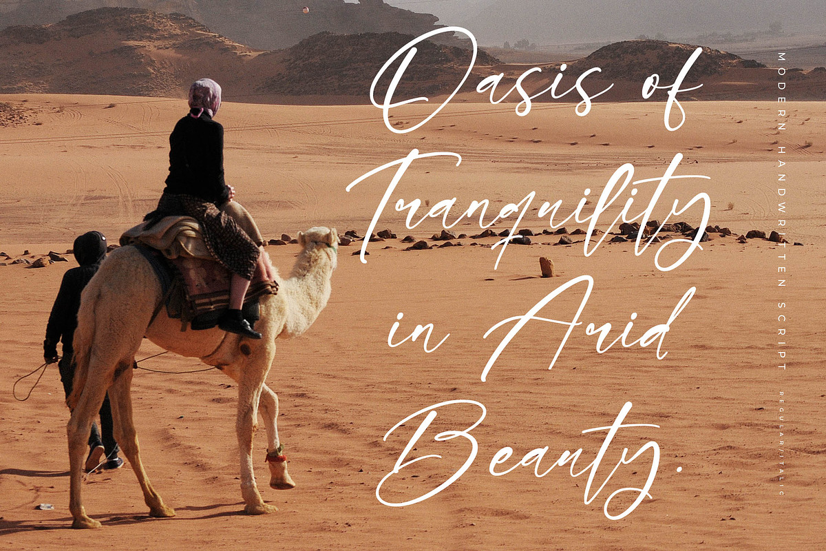Hasthelics Modern Handwritten Script, a Script Font by Letterena Studios Script (Photo 8 of 15)